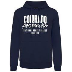 Colorado Avalanche Levelwear Podium Response Pullover Hoodie - Navy - NHL