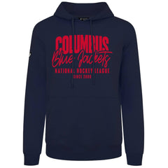 Columbus Blue Jackets Levelwear Podium Response Pullover Hoodie - Navy - NHL