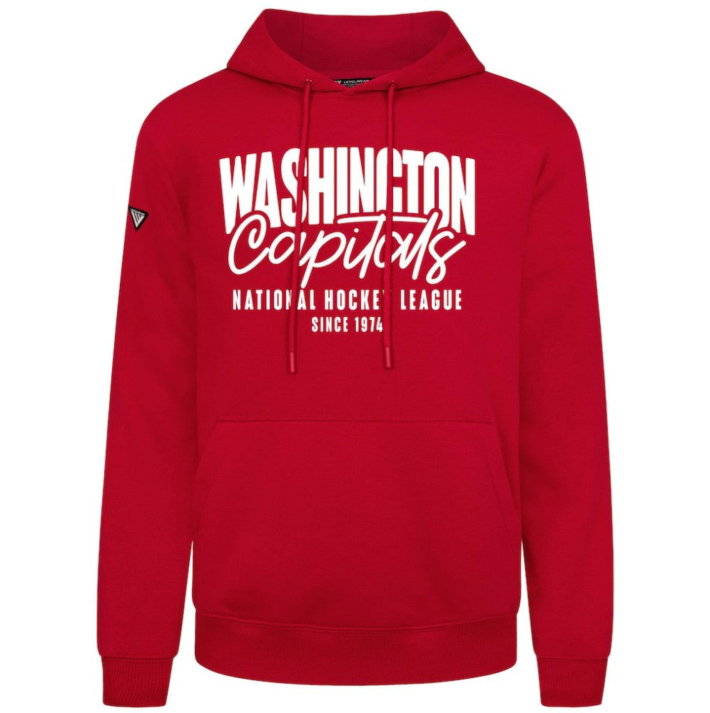 Washington Capitals Levelwear Podium Response Pullover Hoodie - Red - NHL