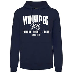 Winnipeg Jets Levelwear Podium Response Pullover Hoodie - Navy - NHL