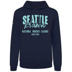 Seattle Kraken Levelwear Podium Response Pullover Hoodie - Deep Sea Blue - NHL