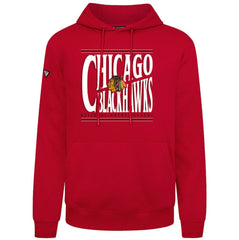 Chicago Blackhawks Levelwear Podium Powerhouse Pullover Hoodie - Red - NHL