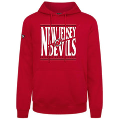 New Jersey Devils Levelwear Podium Powerhouse Pullover Hoodie - Red - NHL
