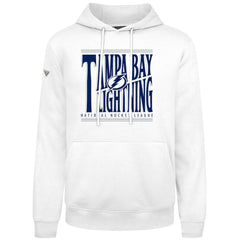 Tampa Bay Lightning Levelwear Podium Powerhouse Pullover Hoodie - White - NHL