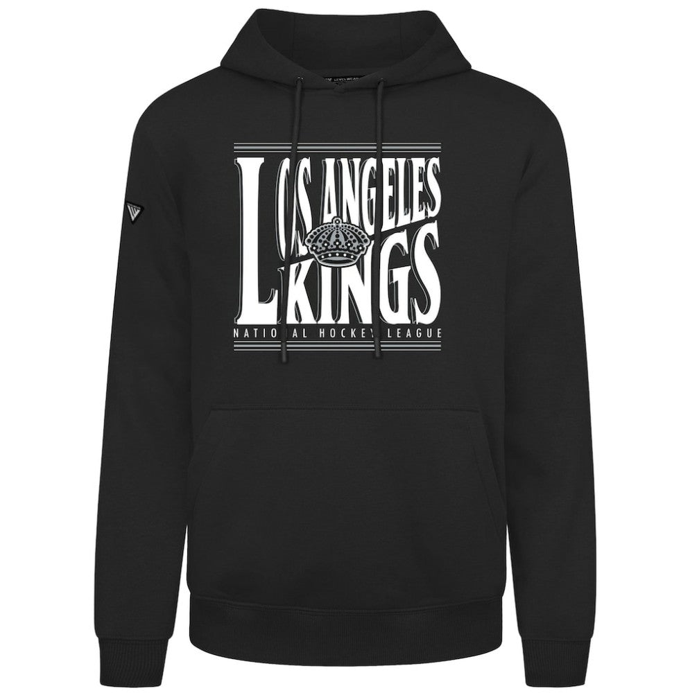 Los Angeles Kings Levelwear Podium Powerhouse Pullover Hoodie - Black - NHL