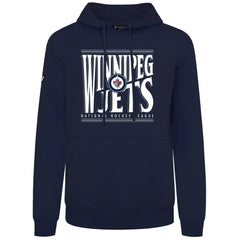 Winnipeg Jets Levelwear Podium Powerhouse Pullover Hoodie - Navy - NHL