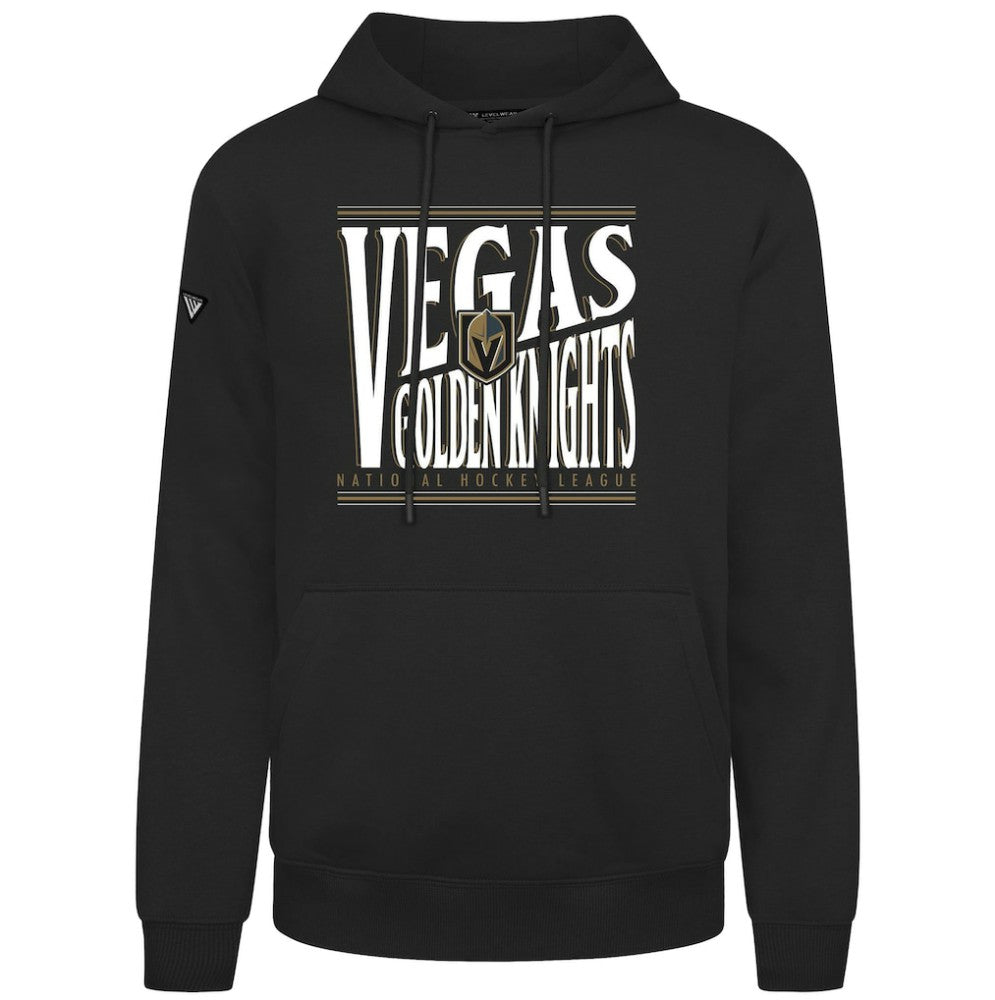 Vegas Golden Knights Levelwear Podium Powerhouse Pullover Hoodie - Black - NHL