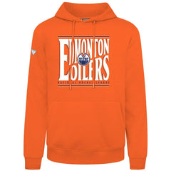 Edmonton Oilers Levelwear Podium Powerhouse Pullover Hoodie - Orange - NHL