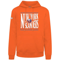 New York Islanders Levelwear Podium Powerhouse Pullover Hoodie - Orange - NHL