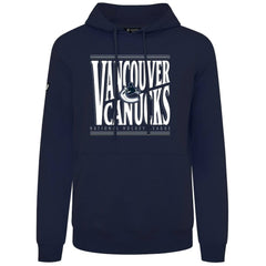 Vancouver Canucks Levelwear Podium Powerhouse Pullover Hoodie - Navy - NHL