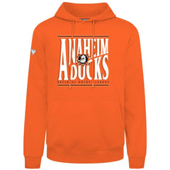 Anaheim Ducks Levelwear Podium Powerhouse Pullover Hoodie - Orange - NHL