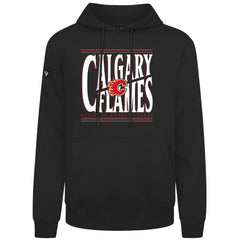 Calgary Flames Levelwear Podium Powerhouse Pullover Hoodie - Black - NHL