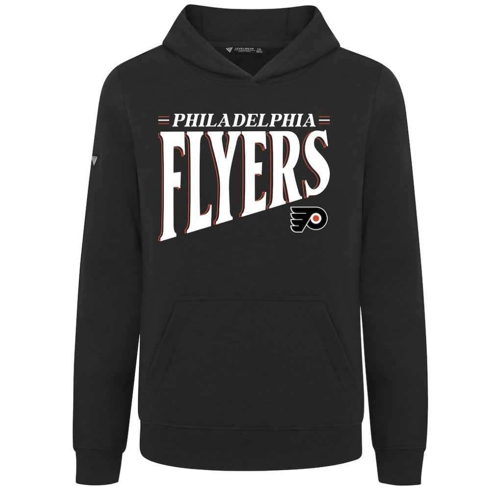 Philadelphia Flyers Levelwear Youth Jr Podium Tally Pullover Hoodie - Black - NHL
