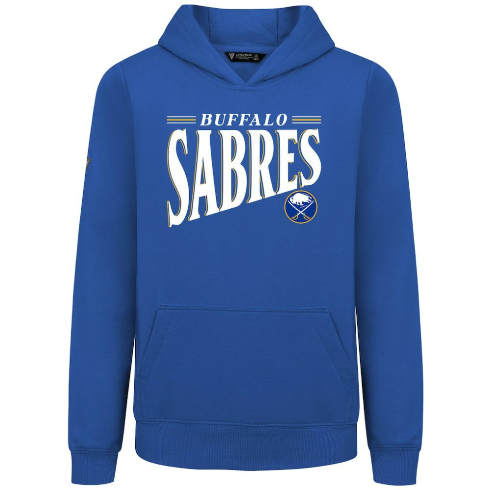 Buffalo Sabres Levelwear Youth Jr Podium Tally Pullover Hoodie - Royal - NHL