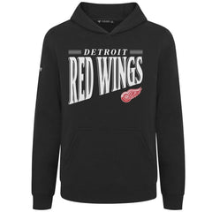 Detroit Red Wings Levelwear Youth Jr Podium Tally Pullover Hoodie - Black - NHL