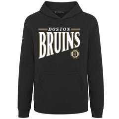 Boston Bruins Levelwear Youth Jr Podium Tally Pullover Hoodie - Black - NHL