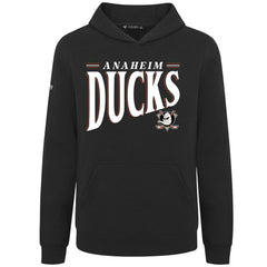 Anaheim Ducks Levelwear Youth Jr Podium Tally Pullover Hoodie - Black - NHL