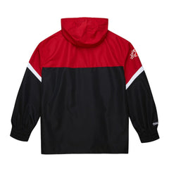 Kansas City Chiefs Tie Breaker Vintage Logo Lightweight Anorak Half-Zip Windbreaker Red/Black | Mitchell & Ness
