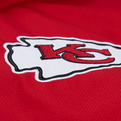 Kansas City Chiefs Tie Breaker Vintage Logo Lightweight Anorak Half-Zip Windbreaker Red/Black | Mitchell & Ness