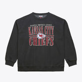 Kansas City Chiefs Downtown Collection Fleece Sweatshirt Black | Mitchell & Ness