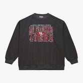 San Francisco 49ers Downtown Collection Fleece Sweatshirt Black | Mitchell & Ness