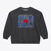 Buffalo Bills Downtown Crew Vintage Logo Sweatshirt Black | Mitchell & Ness