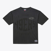 San Francisco 49ers Downtown Collection Premium T-Shirt Black | Mitchell & Ness