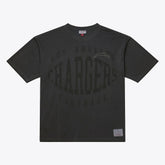 Los Angeles Chargers Downtown Collection Premium T-Shirt Black | Mitchell & Ness