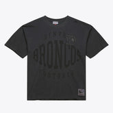 Denver Broncos Downtown Collection Premium Vintage Logo T-Shirt Black | Mitchell & Ness