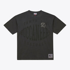 Tampa Bay Buccaneers Downtown Collection Premium Vintage Logo T-Shirt Black | Mitchell & Ness
