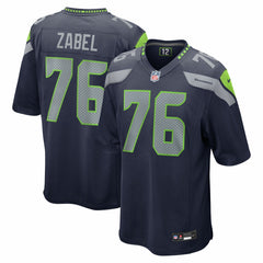 Grey Zabel Seattle Seahawks 2025 NFL Draft First Round Pick Game Jersey College Navy | Nike for Sale
