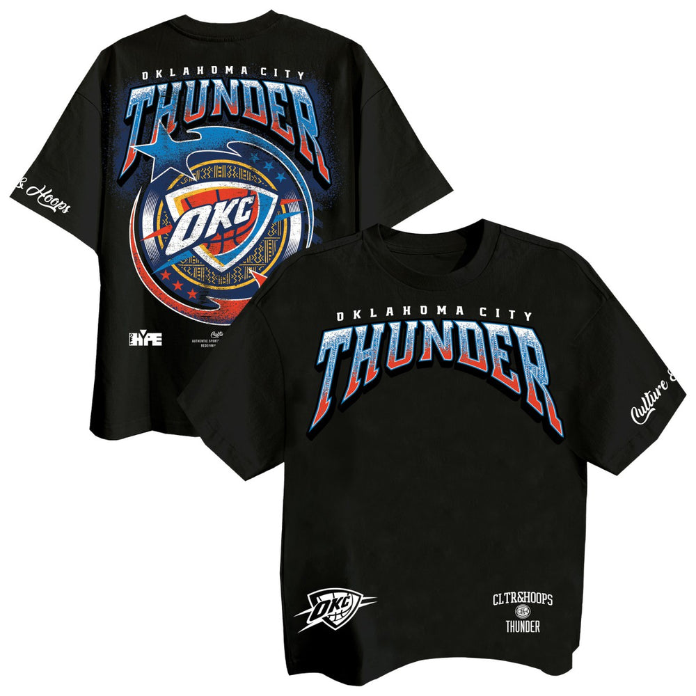 Oklahoma City Thunder Two Hype Drip & Dime Collection Premium T-Shirt Black - NBA