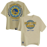Golden State Warriors Two Hype Worldwide Collection Premium T-Shirt Khaki - NBA