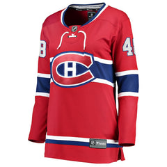 Lane Hutson Montreal Canadiens Fanatics Women's Home Breakaway Player Jersey - Red - NHL