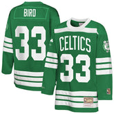 Larry Bird Boston Celtics Youth Maxxed Out 2.0 Fashion Hockey Jersey Kelly Green - NBA