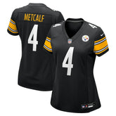 DK Metcalf Pittsburgh Steelers Women's Team Game Jersey Black | Nike for Sale