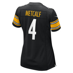 DK Metcalf Pittsburgh Steelers Women's Team Game Jersey Black | Nike for Sale