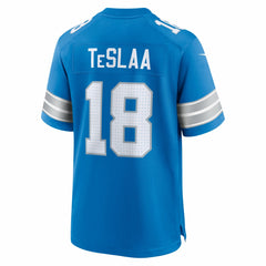 Isaac TeSlaa Detroit Lions Game Player Jersey Blue | Nike for Sale
