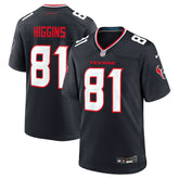 Jayden Higgins Houston Texans Game Jersey Navy | Nike for Sale