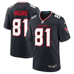 Jayden Higgins Houston Texans Game Jersey Navy | Nike for Sale
