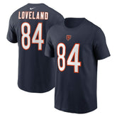 Colston Loveland Chicago Bears Name & Number T-Shirt Navy | Nike for Sale