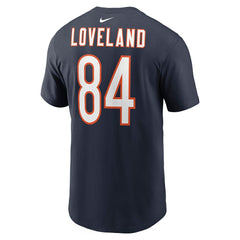 Colston Loveland Chicago Bears Name & Number T-Shirt Navy | Nike for Sale