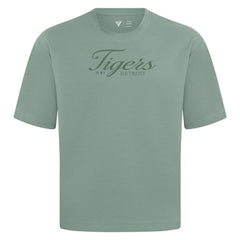 Detroit Tigers Levelwear Ethereal Oversized Luxe Signature Knit T-Shirt - MLB