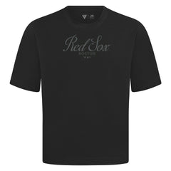 Boston Red Sox Levelwear Ethereal Oversized Luxe Signature Knit T-Shirt - MLB