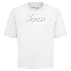 Detroit Tigers Levelwear Ethereal Oversized Luxe Signature Knit T-Shirt - MLB