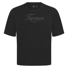 Minnesota Twins Levelwear Ethereal Oversized Luxe Signature Knit T-Shirt - MLB