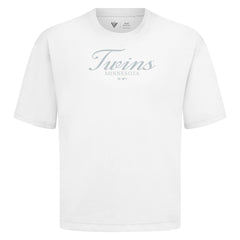 Minnesota Twins Levelwear Ethereal Oversized Luxe Signature Knit T-Shirt - MLB