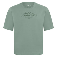Athletics Levelwear Ethereal Oversized Luxe Signature Knit T-Shirt - MLB