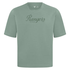 Texas Rangers Levelwear Ethereal Oversized Luxe Signature Knit T-Shirt - MLB