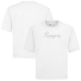 Texas Rangers Levelwear Ethereal Oversized Luxe Signature Knit T-Shirt - MLB